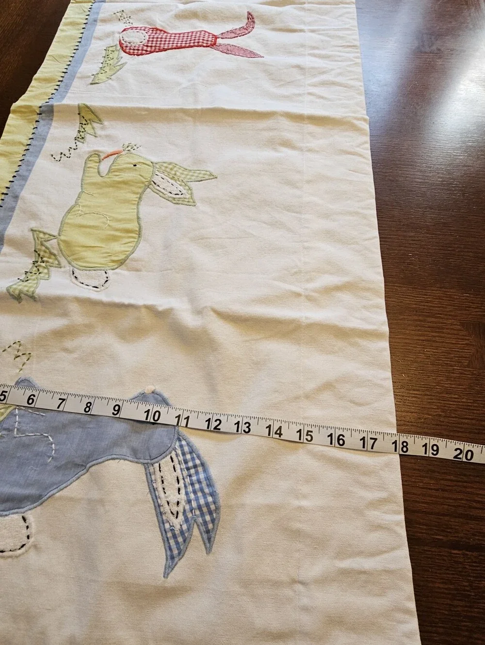 Pottery Barn Kids Bunny 4 Valances Neutral